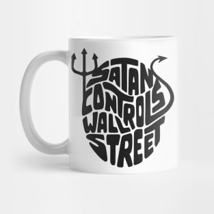 Satan Controls Wall Street Mug